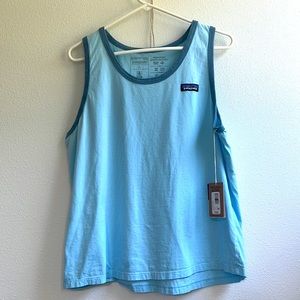 NWT Patagonia women’s blue tank top.